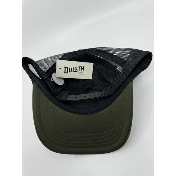 Duluth Trading Co Mens Marsh Olive Green Go Buck Naked Truck Stop Hat Beaver NWT - Picture 4 of 4